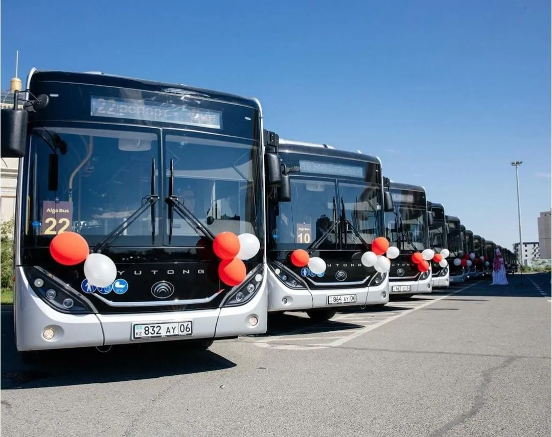 20 новых автобусов вышли на линию в Атырау